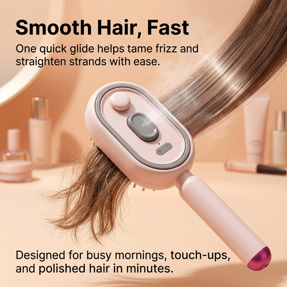Hair Care Essence Oil Spray - Elektrikli Kendi Kendini Temizleyen Saç Tarağı,
