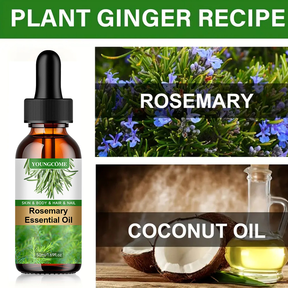 Hair Care Natural Products - Biberiye Esansiyel Yağı Saç Büyüme Yağları