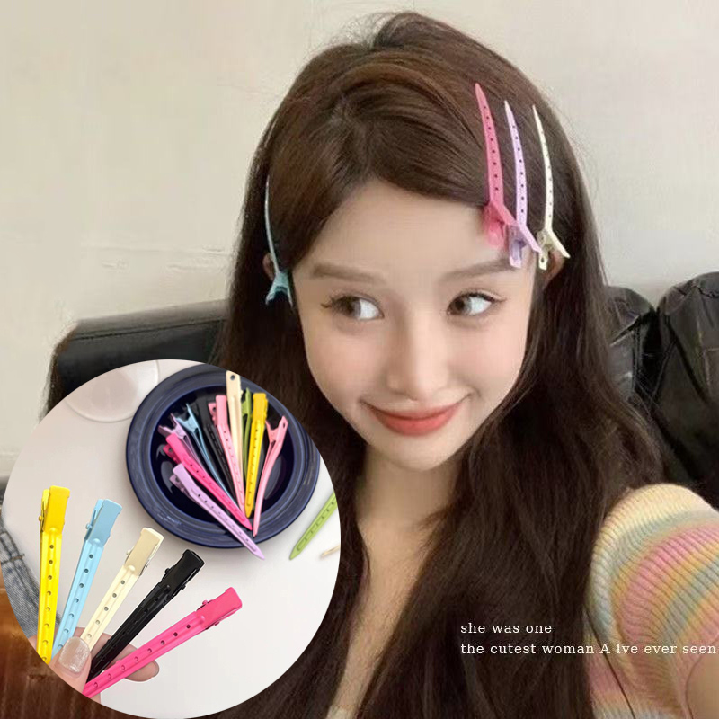Hair Care Guide - 6 adet Metal Ördek Gagası Kıvırcık