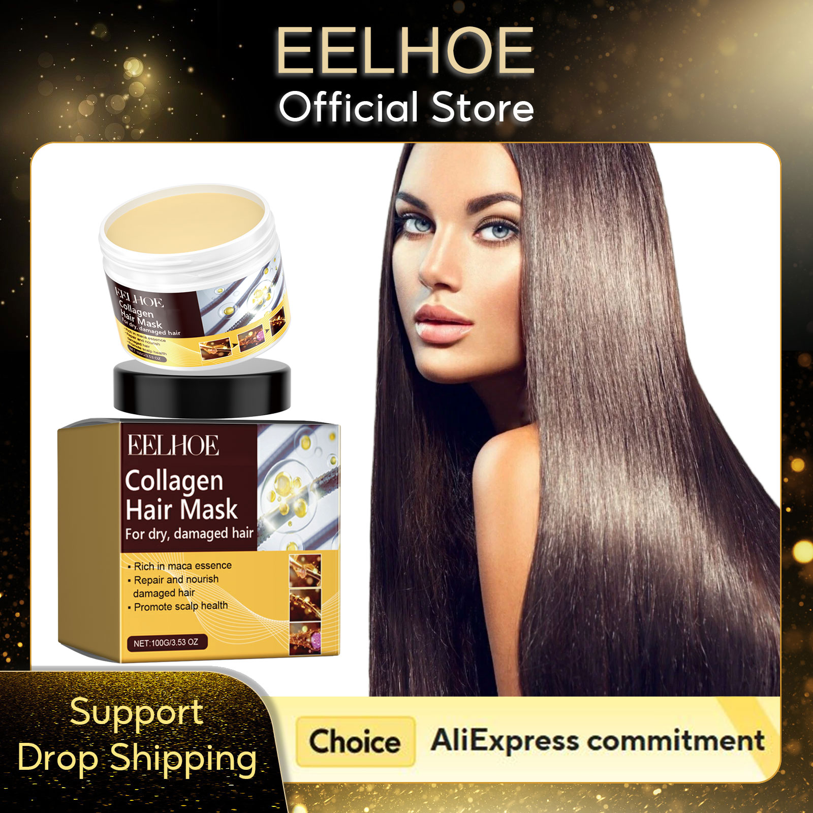 Hair Care Natural Products - EELHOE Kolajen Saç Maskesi Çok Kuru