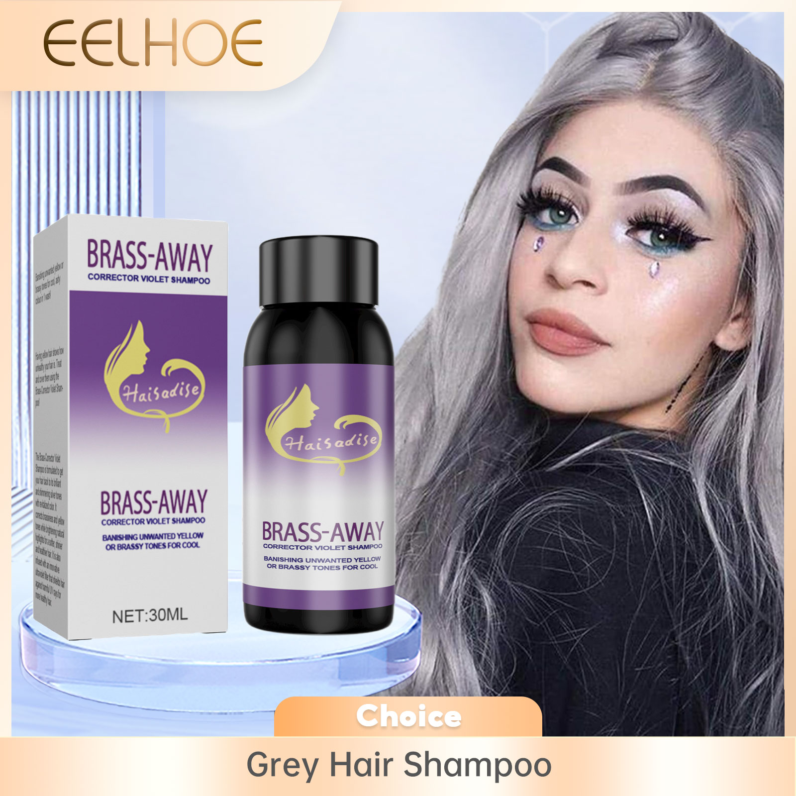 Purple Toning Shampoo - Gri Renk Sabitleyici Saç Boyası Şampuanı