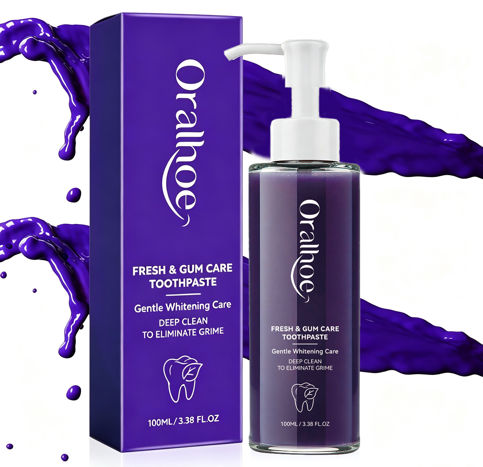 Purple Toning Shampoo - Diş Beyazlatma için Mor Diş Macunu
