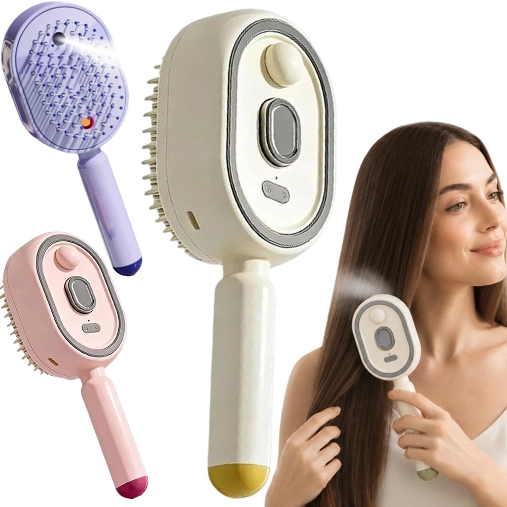 Hair Care Essence Oil Spray - Çok Fonksiyonlu Masaj Tarağı, Elektrikli Sprey