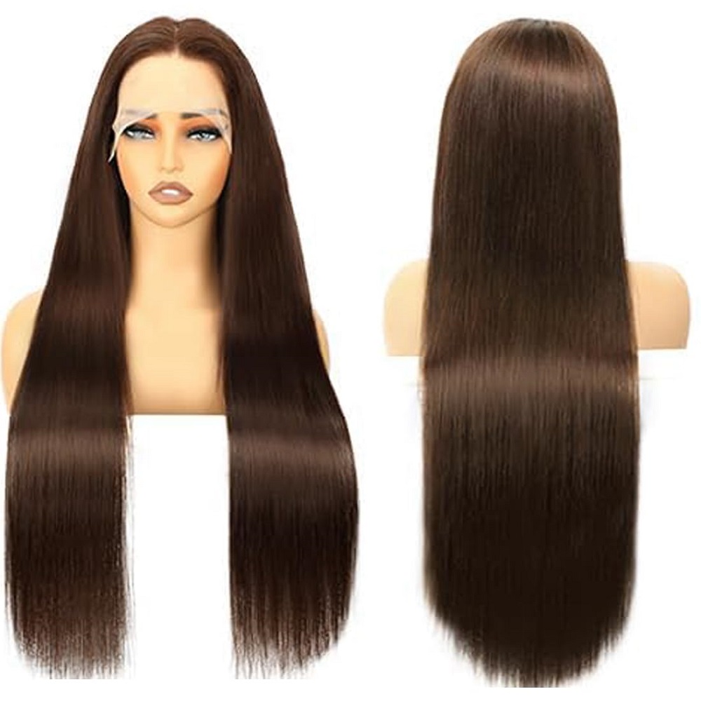 Lace Front Wig - Çikolata Rengi 13x4 HD Dantel Ön