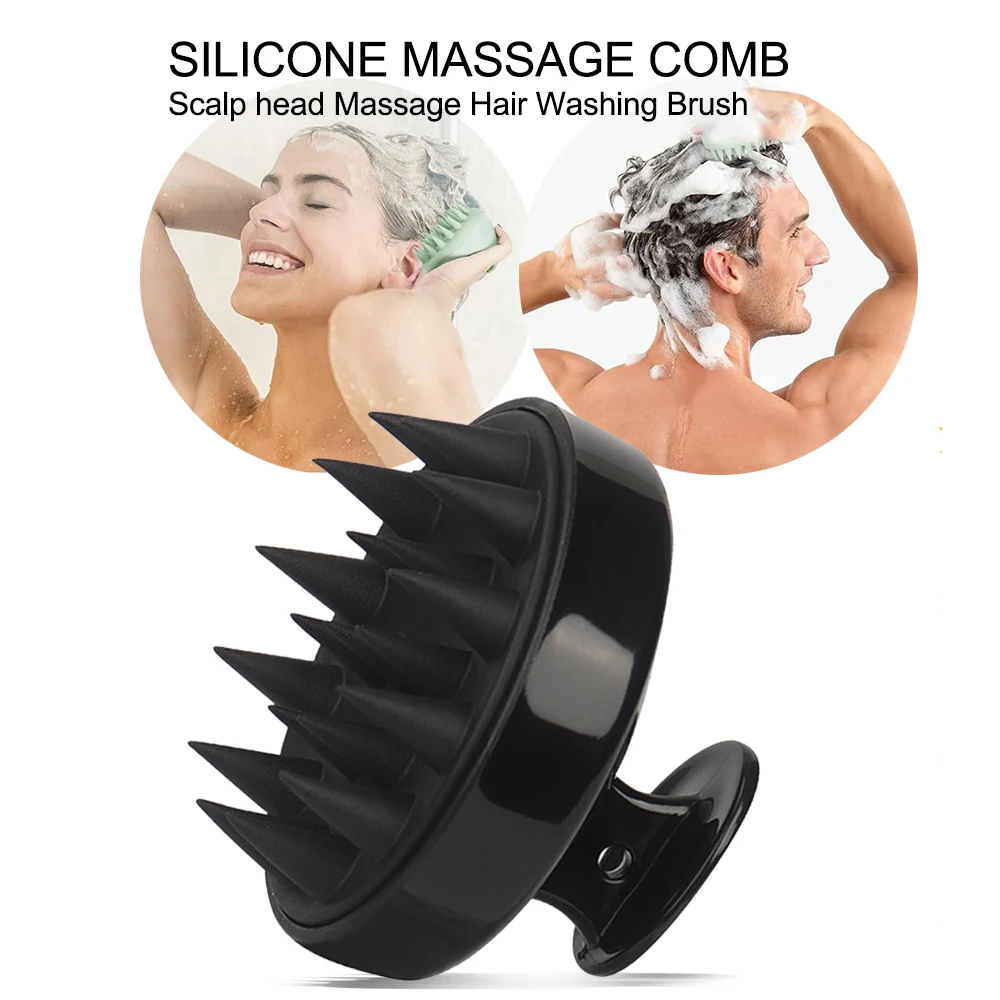 Hair Care Salon - Silikon Kafa Derisi Masaj Tarak Saç
