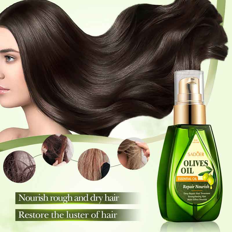 Hair Care Olive Oil - Zeytin Qihuan Parlayan Saç Bakımı Esansiyel