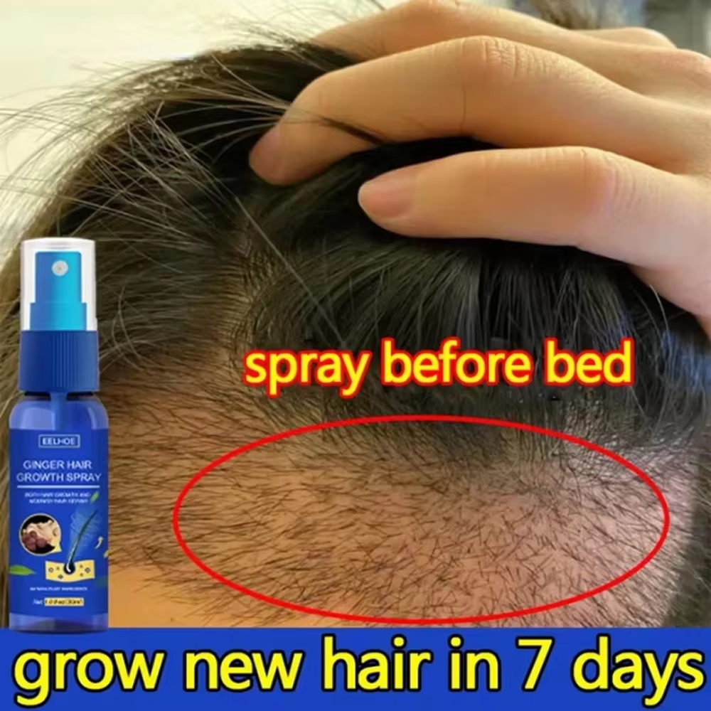 Hair Care Natural Products - Hızlı Zencefilli Saç Uzatma Spreyi, Saç