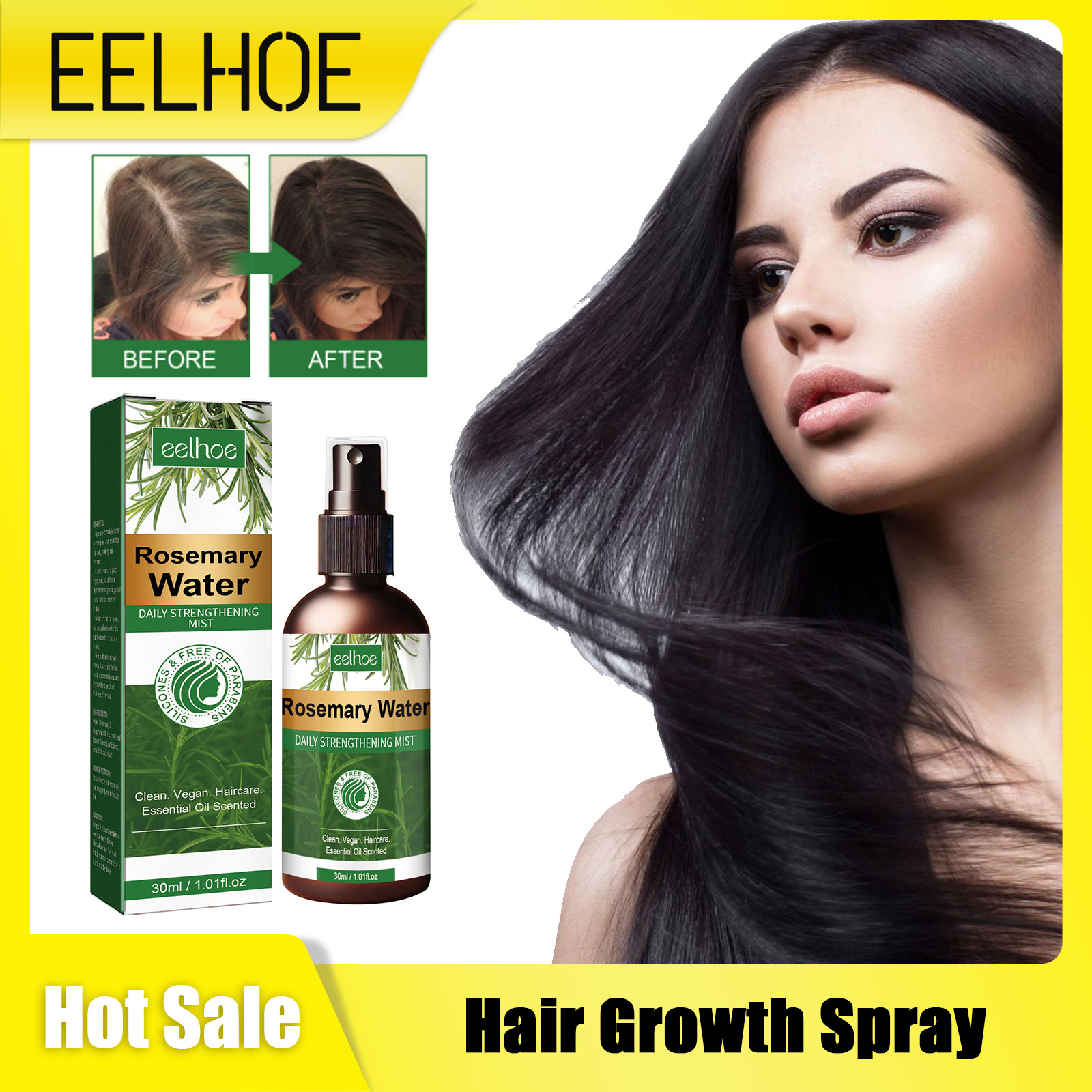 Hair Care Nature - Saçlar için Biberiye Spreyi Besleyici Saç