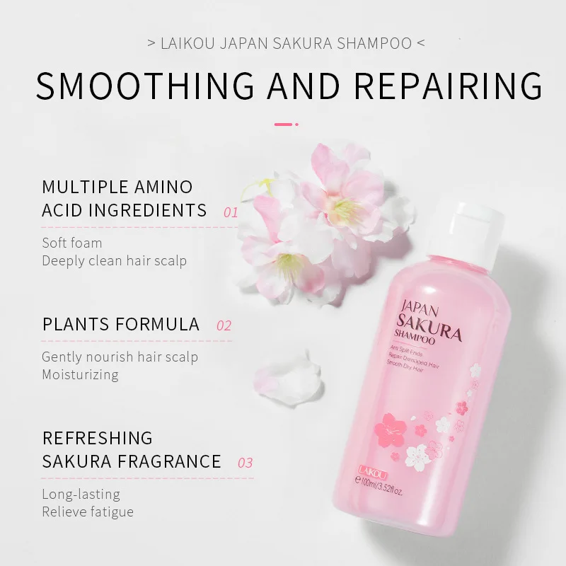 LAIKOU japonya Sakura şampuan  - Hair Care Vitamin incelemesi ve fiyatı