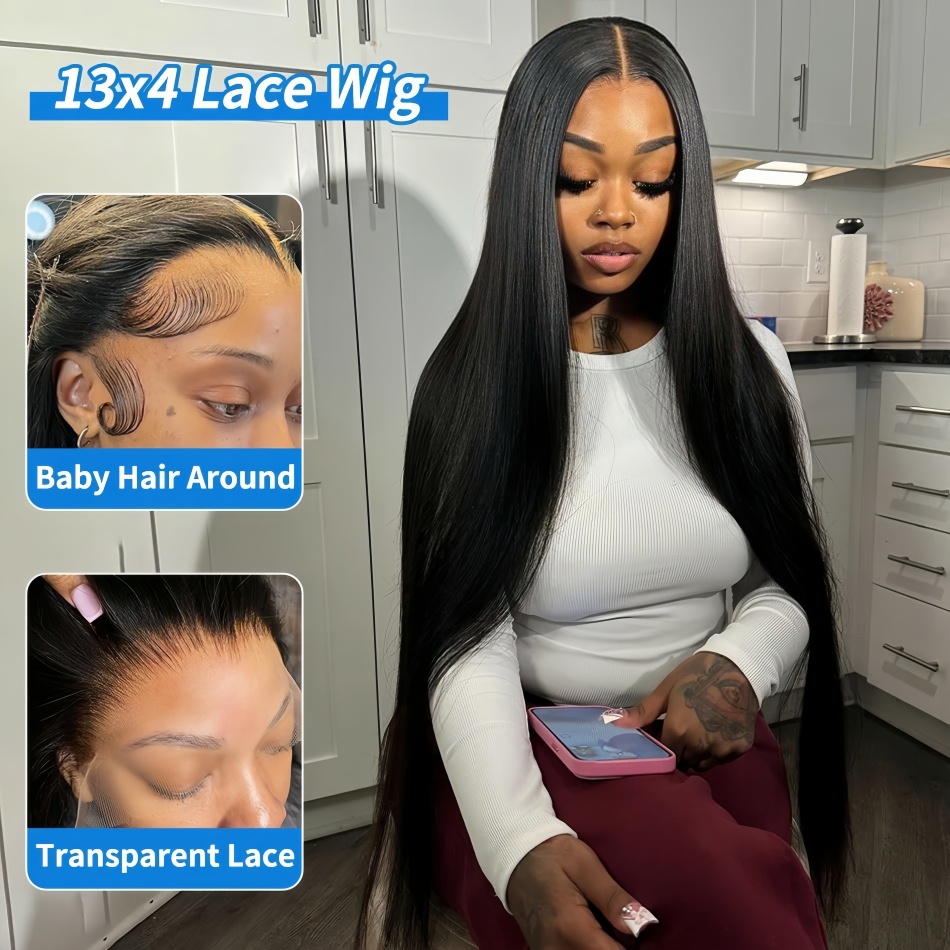 30 İnç Düz İnsan Saçı Peruklar - Lace Front Wig incelemesi ve fiyatı