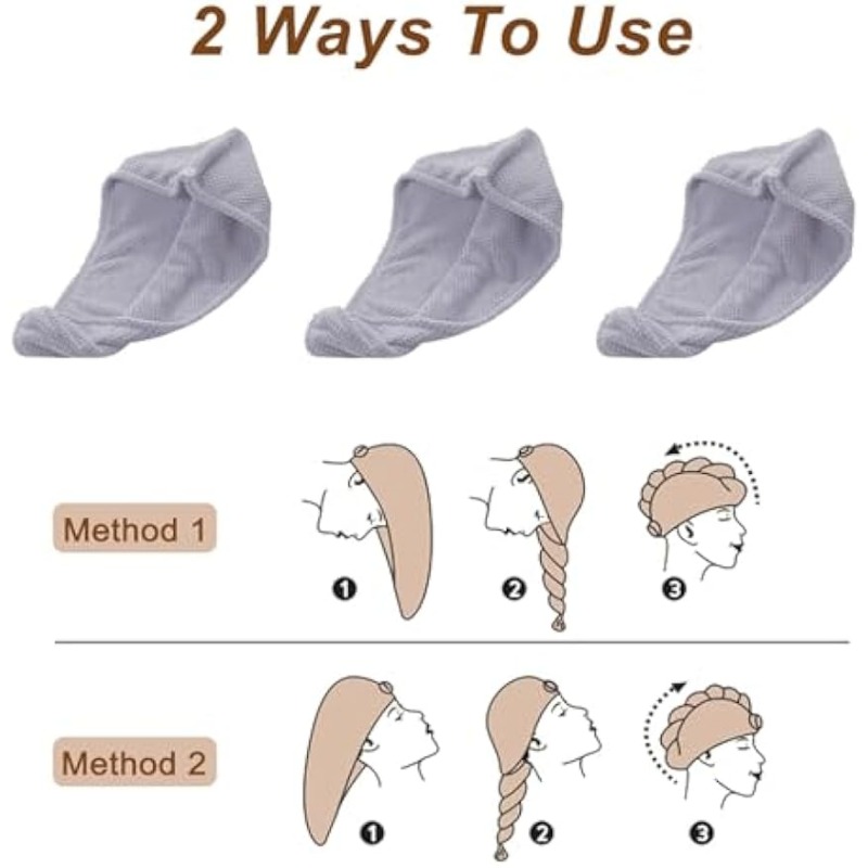 Süper Emici Hızlı Kuruyan Saç  - Hair Turban Towel incelemesi ve fiyatı