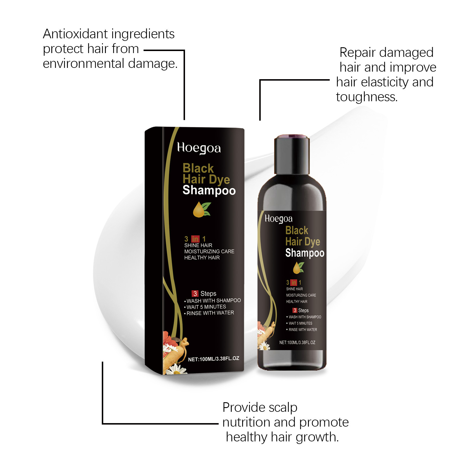 Doğal Bitkisel Siyah Saç Boyas - Hair Care Steps incelemesi ve fiyatı