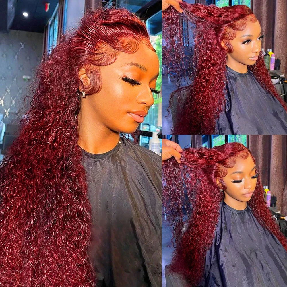 99J Bordo Renkli Derin Dalgalı - Lace Front Wig incelemesi ve fiyatı
