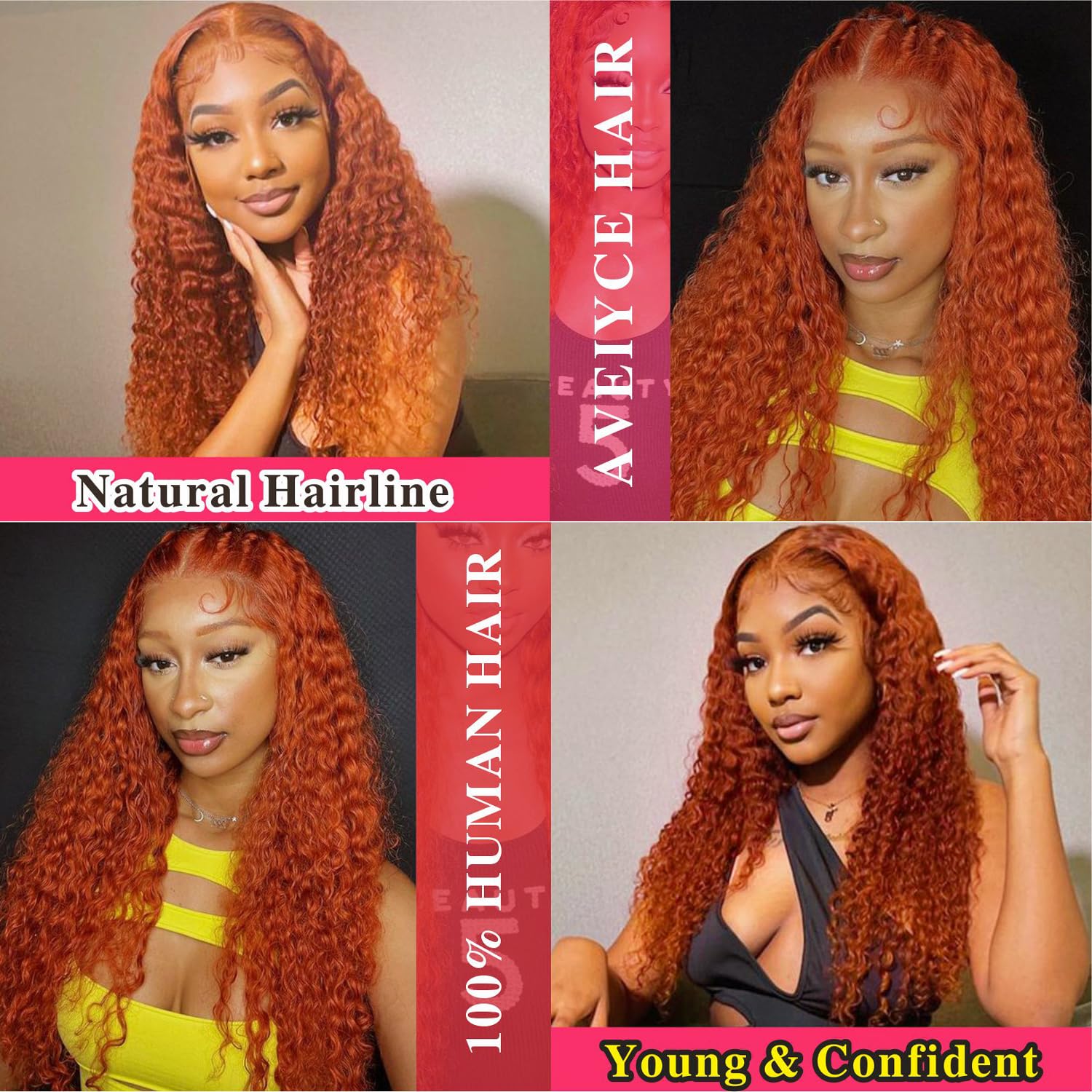 Zencefil Rengi Derin Dalgalı D - Lace Front Wig incelemesi ve fiyatı