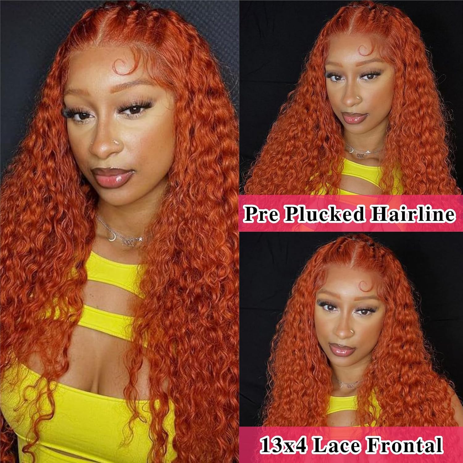 Zencefil Rengi Derin Dalgalı D - Lace Front Wig incelemesi ve fiyatı