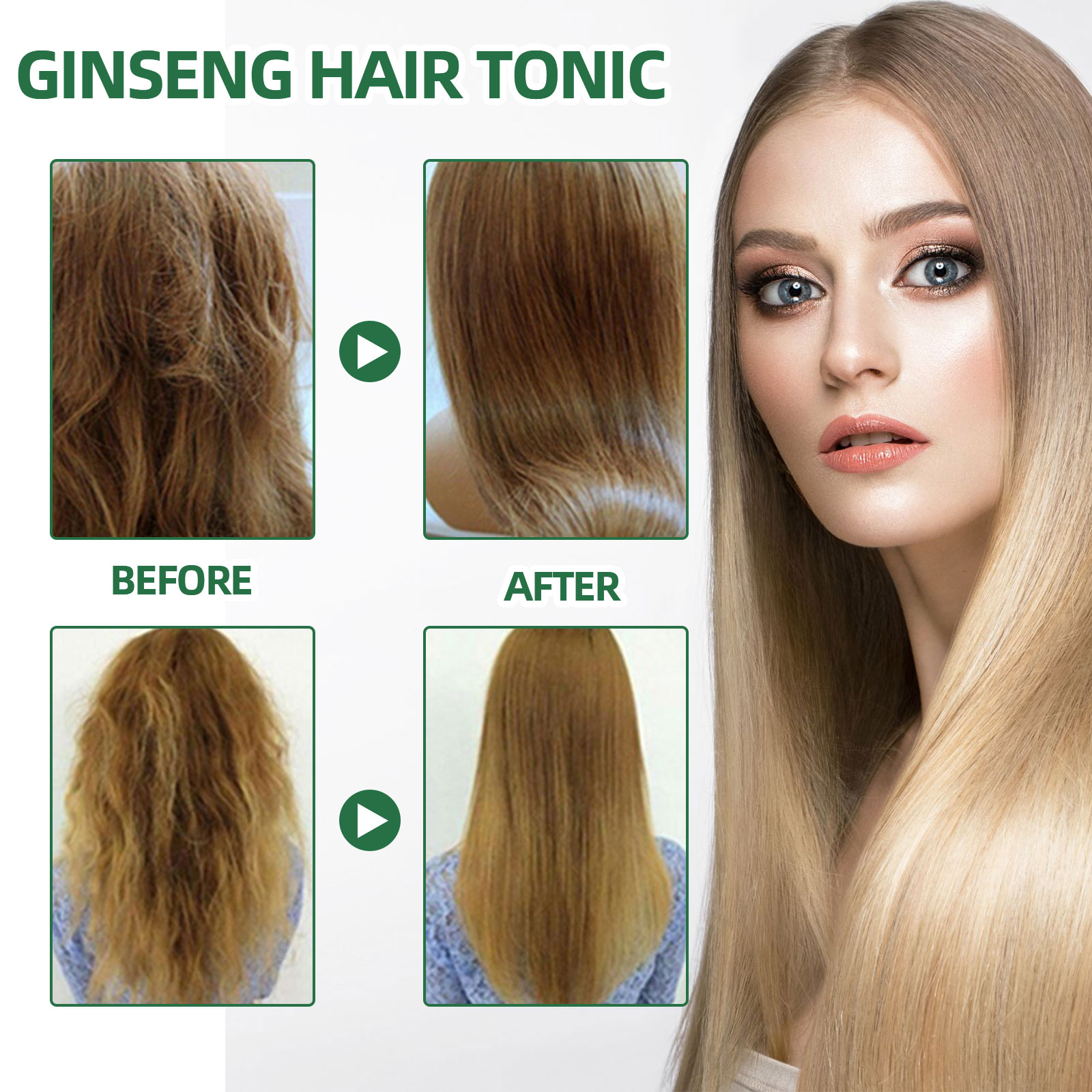 Doğal Bitkisel Ginseng Saç Bak - Hair Care Natural Products incelemesi ve fiyatı