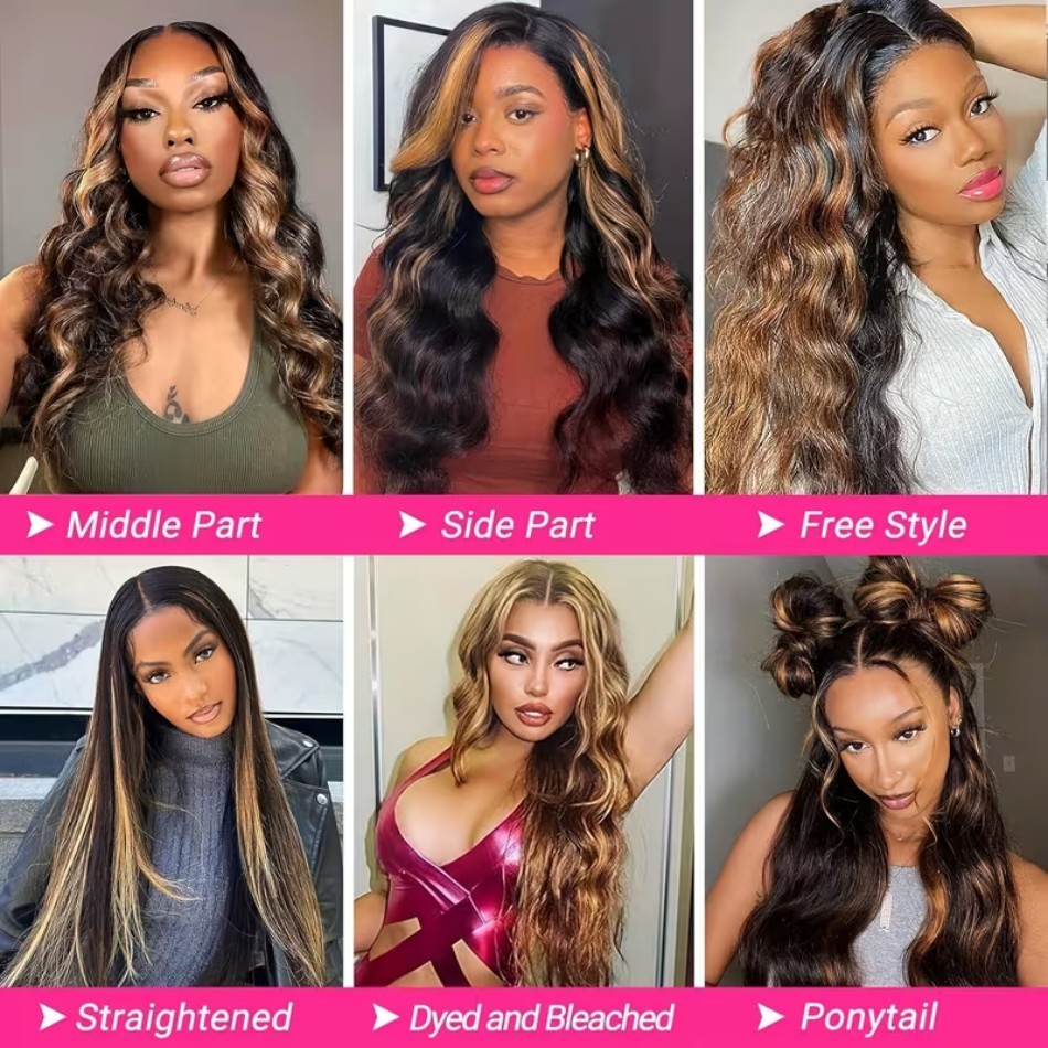 Vücut Dalgası Dantel Ön Peruk, - Lace Front Wig incelemesi ve fiyatı